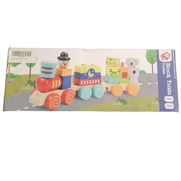 Leo & Friends Block Train Stacking Set - Picture 9 of 9